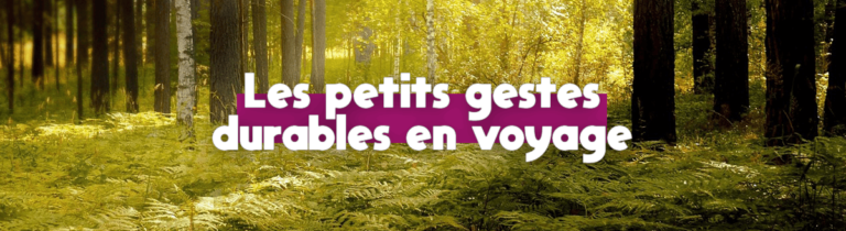 Lire la suite à propos de l’article Un pas vers le voyage durable : les astuces faciles !