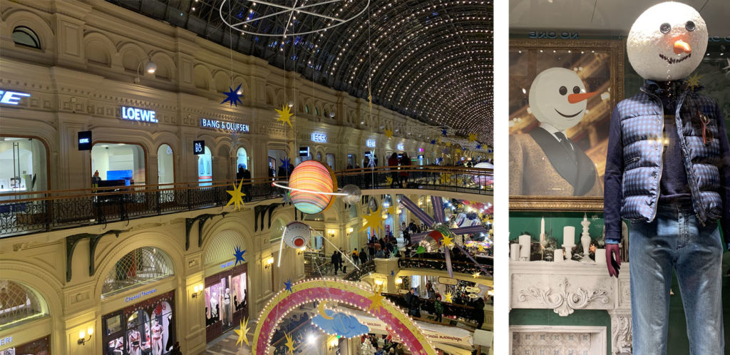 Activités de Noël à Moscou