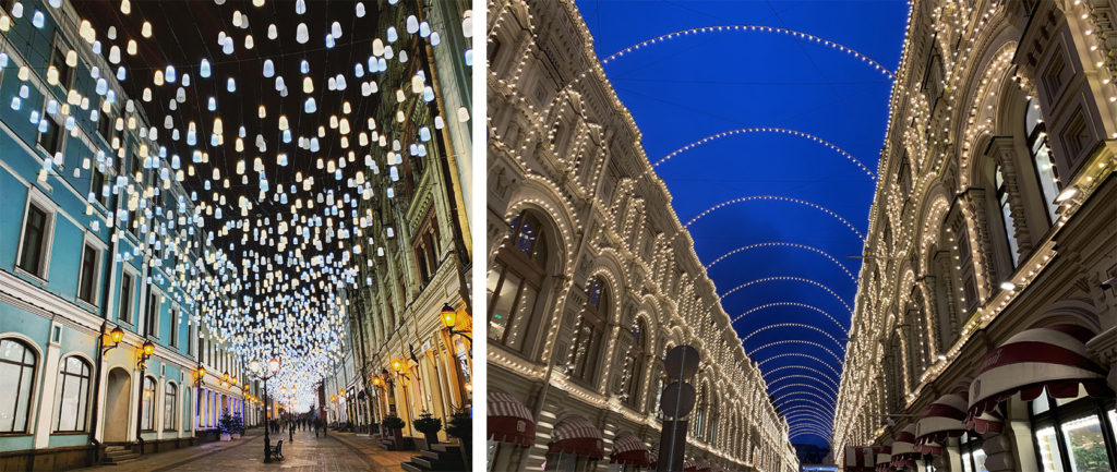 Activités de Noël à Moscou